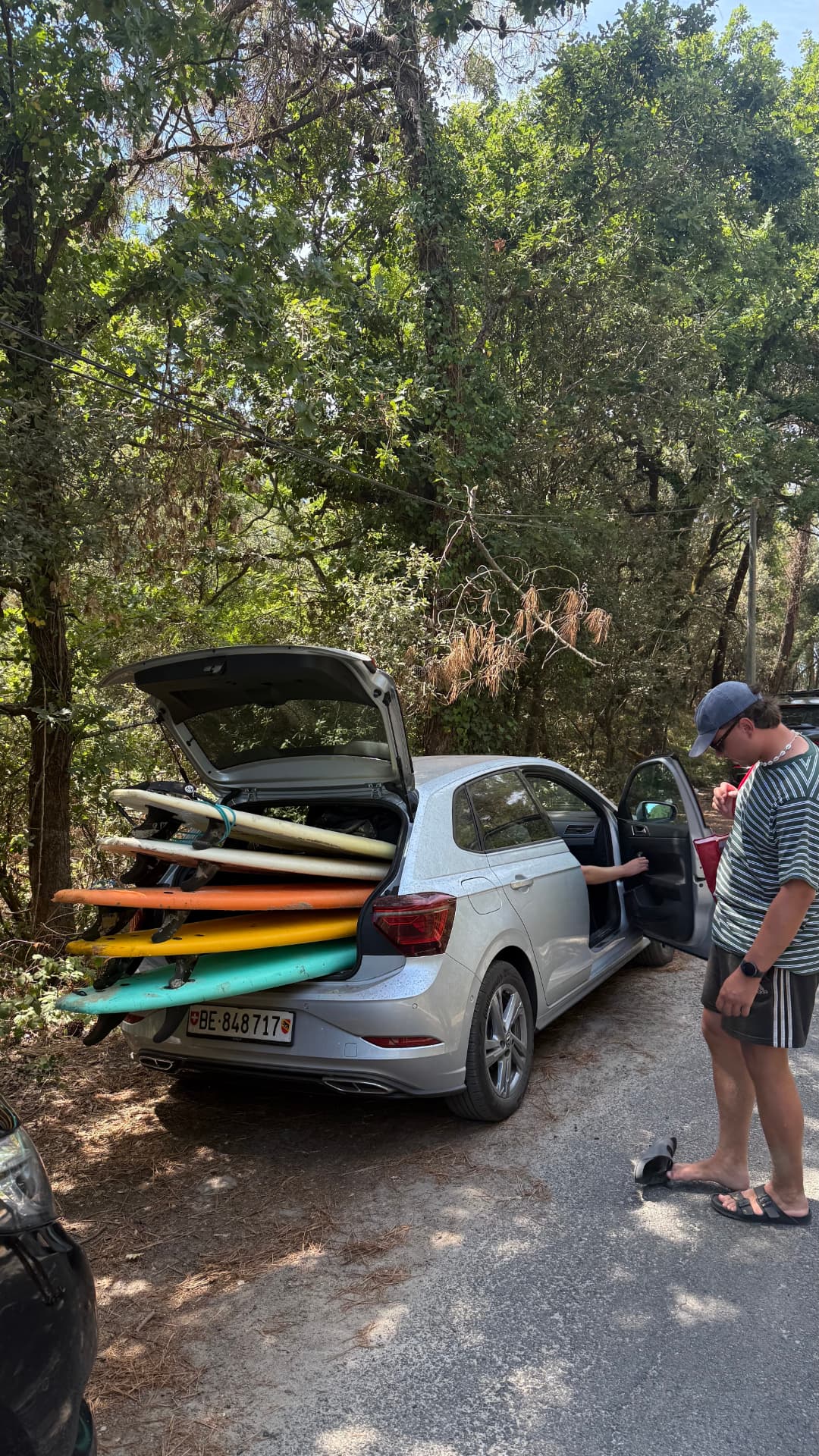 Surfboards für einen gemeinsamen Surftag